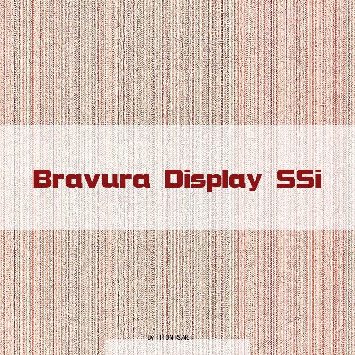 Bravura Display SSi example